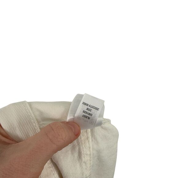 Madewell Plus Relaxed Denim Shorts Tile White Cut Off Summer NEW Womens Size 22W - Picture 8 of 9